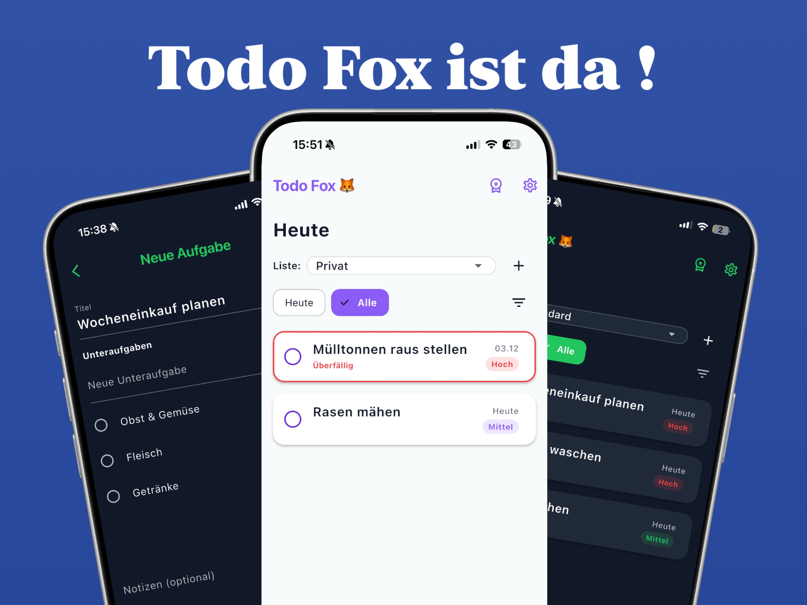 TodoFox App Screenshot
